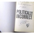 PETER DE VILLIERS - POLITICALLY INCORRECT  - AUTOBIOGRAPHY  INSCRIBED & SIGNED BY PETER DE VILLIERS