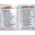 FRANCE vs ARGENTINA Rugby Match Programme November 1982