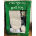 Emergency Golf Box - Ideal for Golfing Father on Fathers Day - See Photos
