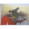 Signed  Print by Renowned South African Artist  Keith Joubert