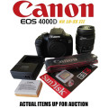 Canon EOS 4000D Digital SLR Camera Starter Bundle - New No Box