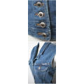 Womens BLUE SYSTEM denim crop vest jacket