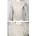 Beautiful womens soft cream beige knit jersey (S/M)