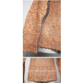 Womens tan brown crochet knit pull over jersey