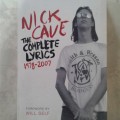 Nick Cave: The Complete Lyrics 1978-2007 (Softcover)