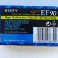 Sony EF Super 90 Type I Blank Cassette (New, sealed.)