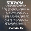 Nirvana - Forum 89 (1992)