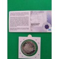 STERLING SILVER PROTEA SERIES R1 COIN