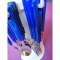 Kitchen Gallery 24-Piece Cutlery Set - Blue