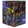 Heye Jigsaw Puzzle Triangular Box - Spacebar 1000pc 68x48cm