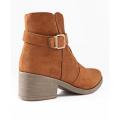 ANKLE BOOTS - TAN SIZE 3 4 5 6 7 8