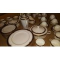 A Connoisseurs Large 94 Piece Dinner & Coffee Service by Noritake  Gold & Sable Unused ** R52 500 **