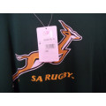 2 x Brand New Official South African Springbok Rugby T-Shirts (Size  L)