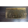 Leather wallet and cheque book purchased in Egypt during WWII