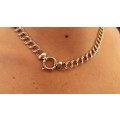 Sterling silver Italian double chain necklace