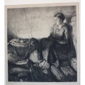 Julius C Turner etching - valued at R3000!