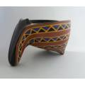 Kalahari pottery jug with geometric pattern