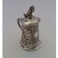 Miniature sterling silver tankard