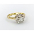 18ct gold & platinum diamond ring