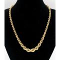 Chunky 9ct gold chain necklace