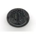 Victorian Whitby jet brooch