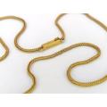 Incredible 18ct gold braided chain