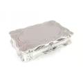 Victorian sterling silver engraved snuff box