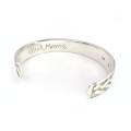 Patrick Mavris handmade sterling silver herringbone bracelet