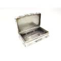 Victorian sterling silver snuff box by George Unite