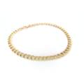 Vintage chunky 9ct gold double curb link bracelet