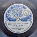 RARE LABEL - SCALA DELUXE RECORD - THE ROSARY / DEEP IN THE HEART OF A ROSE - MISS JESSIE BROUGHTON
