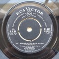 ELVIS PRESLEY - 7 - ONE BROKEN HEART FOR SALE / THEY REMIND ME TOO MUCH OF YOU