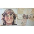 JOHN LENNON - Walls And Bridges (Die Cut Sleeve Damaged / Includes Lyrics Booklet in VG++)