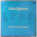 JULIO IGLESIAS - The 24 Greatest Songs (Double Album - Gatefold)