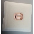 3.75 Cts Morganite Faceted Gem Stone
