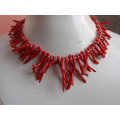 ITALIAN CORAL  12" Natural  Rough Necklace Awesome AAA Quality