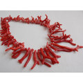 ITALIAN CORAL  12" Natural  Rough Necklace Awesome AAA Quality