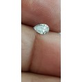 0.28 Cts Diamond Pear Cut FANCY WHITE COLOR NATURAL SPARKLING