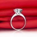 Fancy Six Claw Classic Style 1 carat NSCD Lovely Diamond Engagement Ring