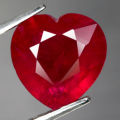 4.19 Ct. Ruby Natural Heart Facet Top Blood Red Madagascar Dazzling