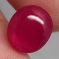 9.8 Ct. Ruby Natural Oval Cabochon Big Pinkish Red Color Mozambique Gorgeous