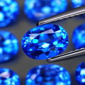 Sweet Blue Topaz Brazil 1Pcs Oval 7x5 mm.Attractive Color!