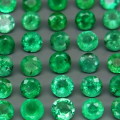 Green Columbian Emerald 1Pcs/0.05Ct.Round 2/2.5 mm.Natural