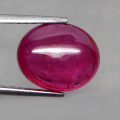 3.25Ct. Ruby Natural Oval Cabochon Big Pinkish Color Mozambique Marvelous