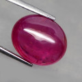 3.25Ct. Ruby Natural Oval Cabochon Big Pinkish Color Mozambique Marvelous