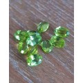 Peridot 0.90Cts Finest Green Sparkling Loose Oval Cut Gemstones