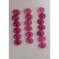 Red Ruby Natural Oval Cabochon 1Pcs/1.30Cts Mozambique