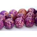 Violet Imperial Jasper Beads Grade AAA Natural Gemstone 12MM
