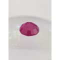 1.89Ct. Ruby Rose Cut Top Blood Red
