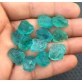 Natural Blue Apatite Rough Untreated Size 12-14 MM Gemstone, Loose Gemstone, Crystals